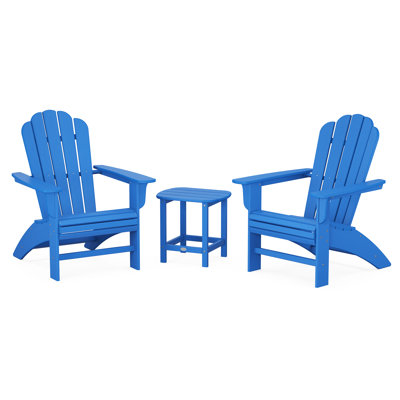POLYWOOD Country Living Adirondack Chair Set