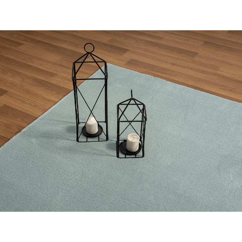 The Carpet Relax – Modern Rug, Fluffy, Short Pile, Non-Slip Underside, Washable Up To 30°C, Super-Soft, Fur Look, Blue