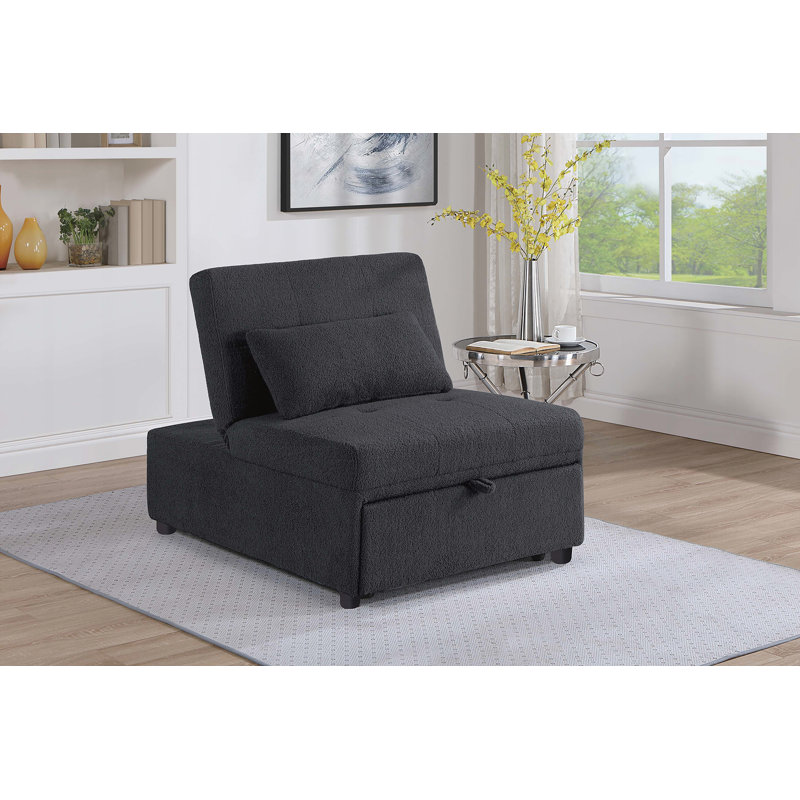 Coussin en sherpa et canapé-lit contemporain