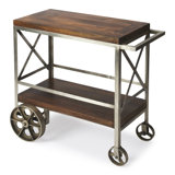 Merrill Metal & Wood Bar Cart