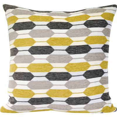 Urban Loft Geometric Feather Throw Pillow