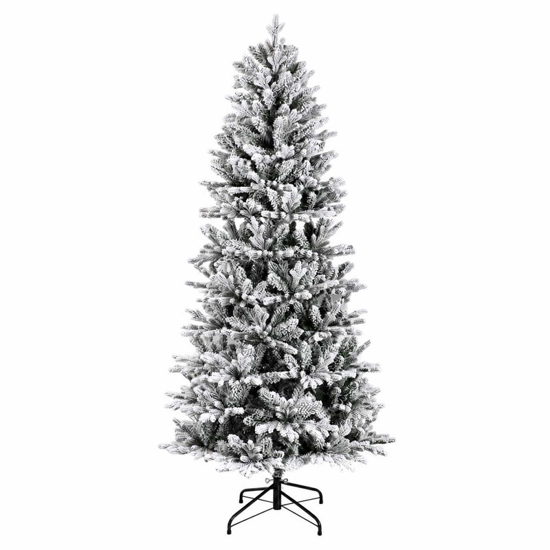 Christmas Tree, Green, White, 210 cm