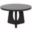 Nobuko Round Mahogany Wood Dining Table-27088617