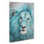 Face of a Lion in Abstract - Wrapped Canvas-55370280