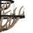 9 - Light Steel Dimmable Tiered Chandelier