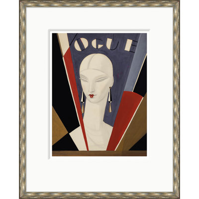 Vogue Cover, Art Deco Sculpture, Eduardo Garcia Benito, May 1, 1926 Print