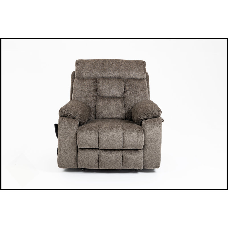 Fauteuil surélevé électrique surdimensionné avec chauffage, massage et inclinaison de 180 degrés, parfait pour un confort grand et grand