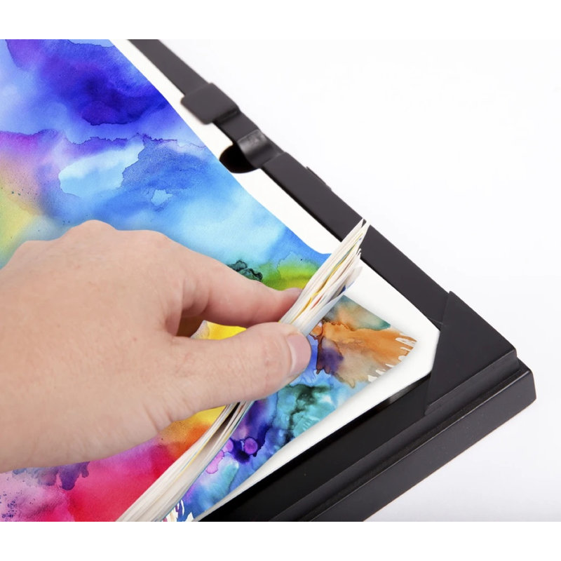 Expandable Picture Frame for 50 ArtWorks, 21 cm x 29.7 cm, Black