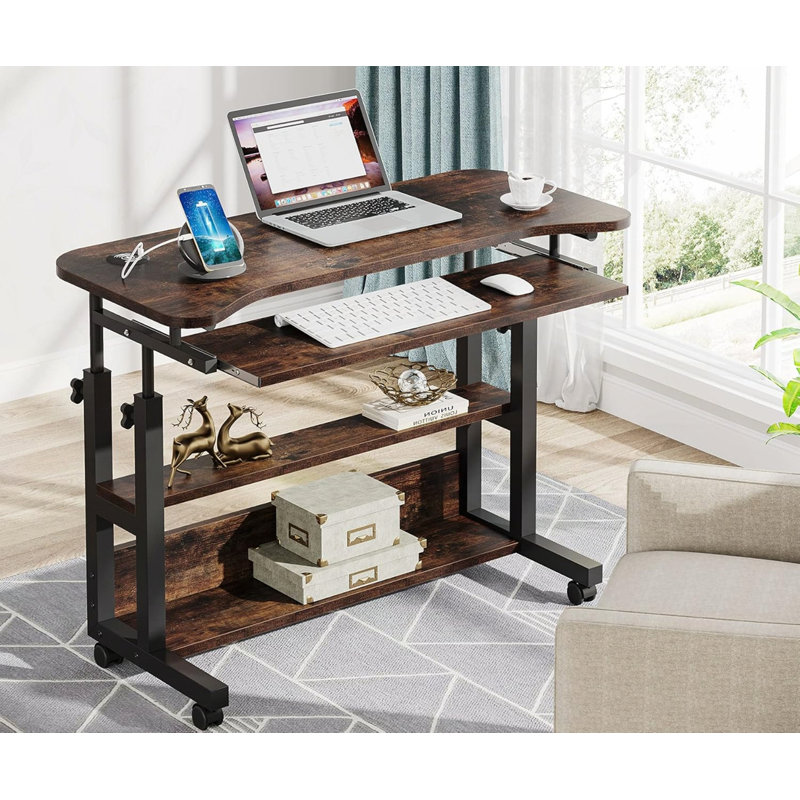Bureau portatif 32 pouces avec prises de courant
