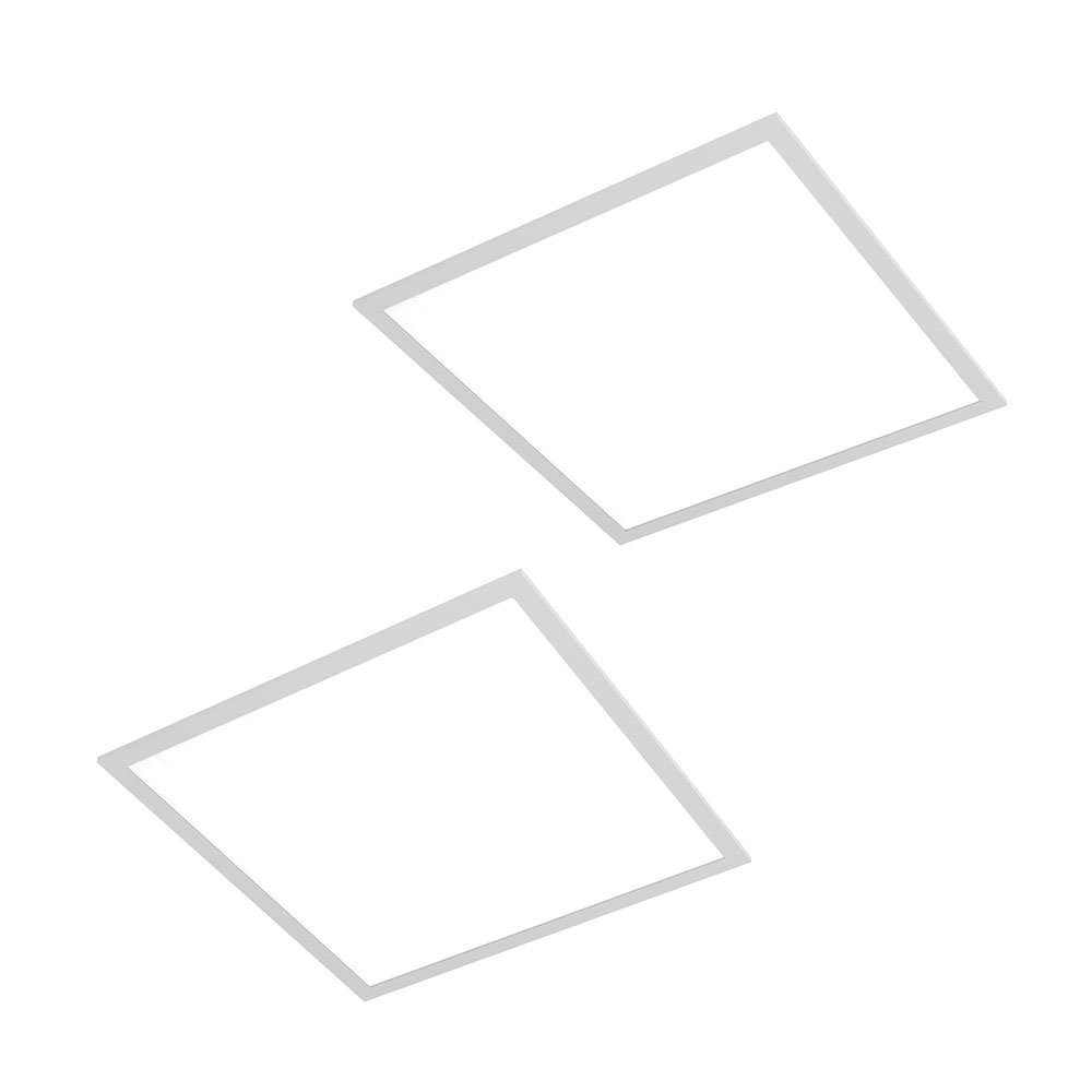 Moosup Dimmable Square Flat Panel Ceiling Light (Set of 2) Symple Stuff 