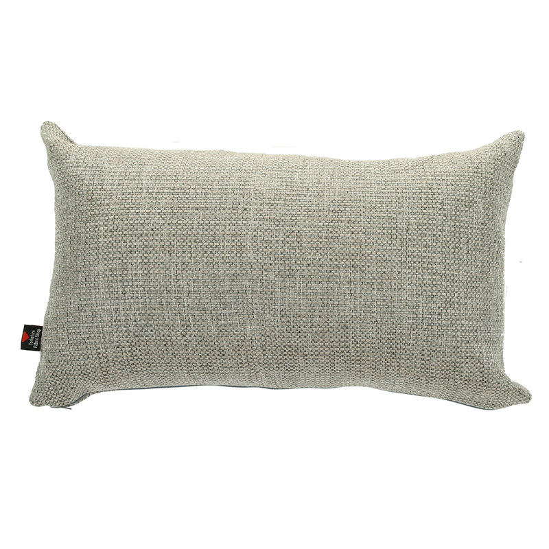 Amher Rectangular Throw Cushion, Silver