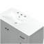 Meuble-lavabo 36 po avec lavabo en céramique, armoire de salle de bain avec 5 tiroirs et 2 portes-442055708