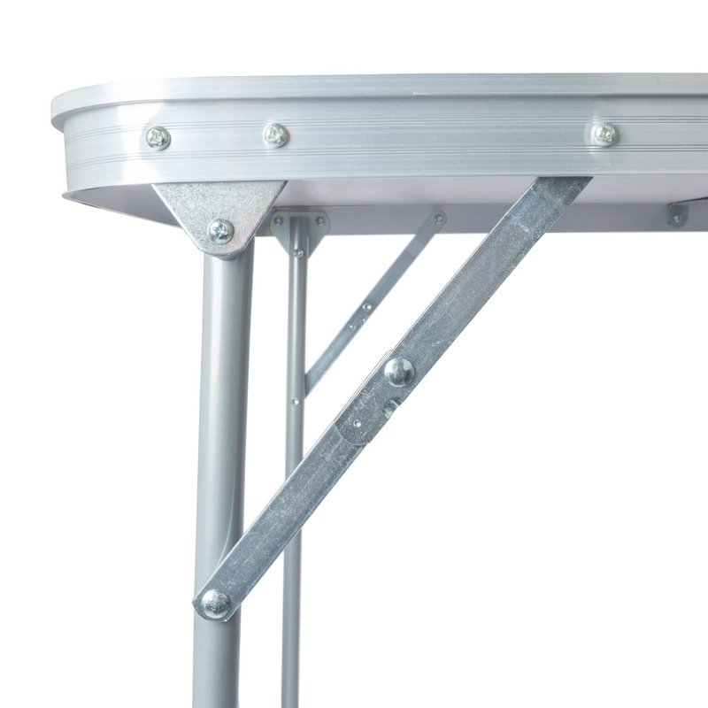 Wood Metal Folding Outdoor Camping Table , 80cm cm W 60cm cm D, Wood