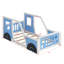 Lit plateforme classique avec roulettes en forme de voiture-604958427