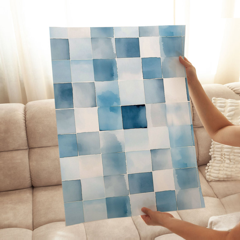 «Abstract Abstract Scandinavian Dreams XVIII», reproduction d'art non encadrée, H 16 po x l 12 po