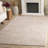 Kesuan Ebony Hand Tufted Wool/Cotton Geometric Rug in Ivory/Brown-1868547979