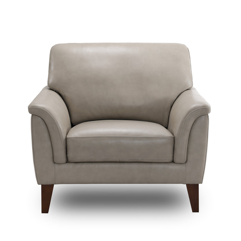 Walenty Pebble Genuine Leather 37.80w Chair