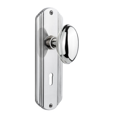 Deco Plate with Decorative Keyhole and Homestead Door Knob