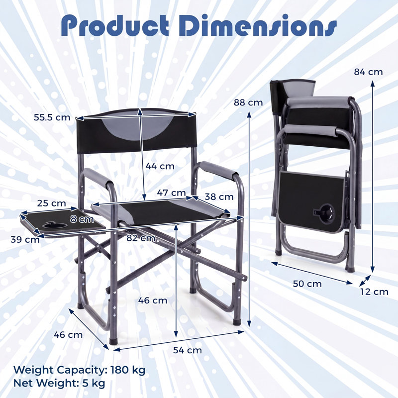 Director Chair, Black