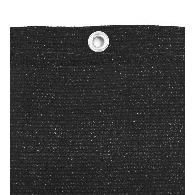 Privacy Screen Grommeted, Black, 93.6" H x 1800" W