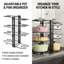 Adjustable Pan Organiser Pot Saucepan Kitchen Storage Rack Holder Sturdy Shelf