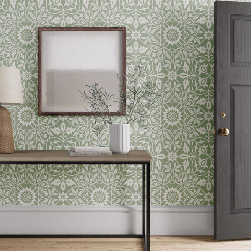 St James Ceiling 10.05m x 52cm Matte Wallpaper Roll, Grey