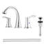Robinet de salle de bain à 2 poignées avec drain-101204873