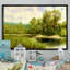 Rivière dans un paysage champêtre II - reproduction sur toile-212499814-212499815