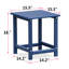 Ensemble de 2 chaises et table Adirondack pliantes pour l'extérieur