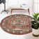 Tapis oriental terre cuite Vern