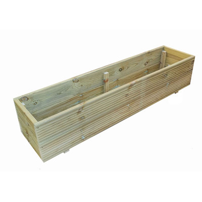 Buenrostro Handmade Wood Planter Box