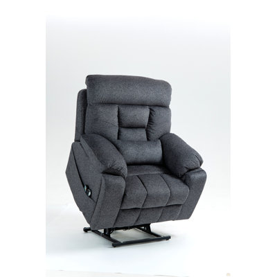 Fauteuil relevable électrique Old Age, canapé électrique plat en mousse haute densité, avec fonctions de chauffage et de massage, inclinable à 180 degrés, 2 porte-gobelets, 2 télécommandes, 4 moteurs OKIN