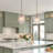 Kethe 1-Light Hand Blown Glass Dimmable Pendant