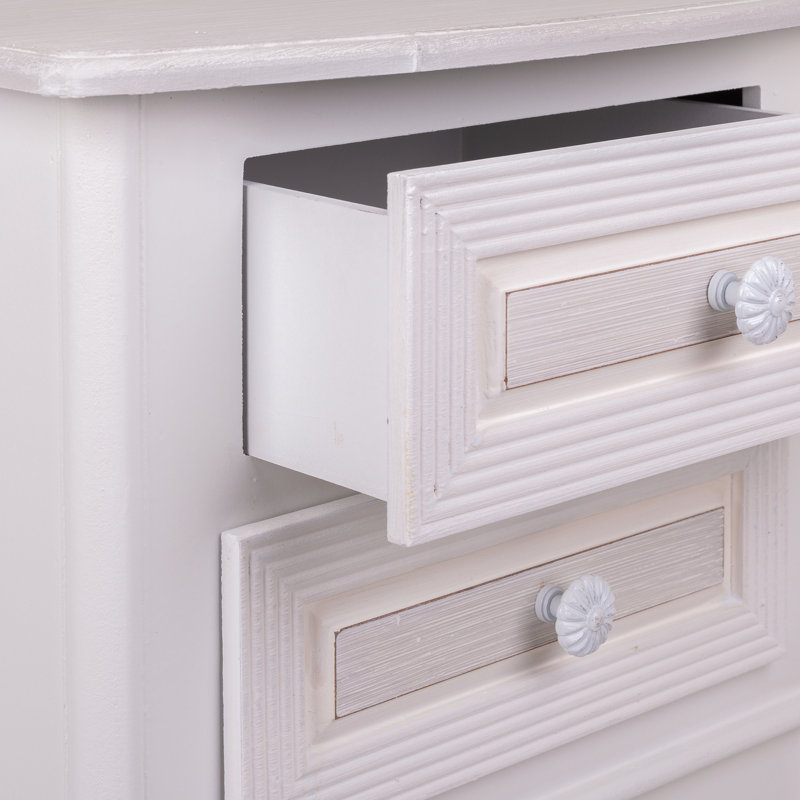 Bennet 42cm W Manufactured Wood Bedside Table