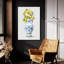 Art mural en verre «Lemons And Chinoiserie C» par Jean Plout-112969429