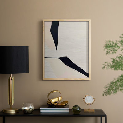 Série ABSTRACT DCxxxi, reproduction encadrée - bois massif