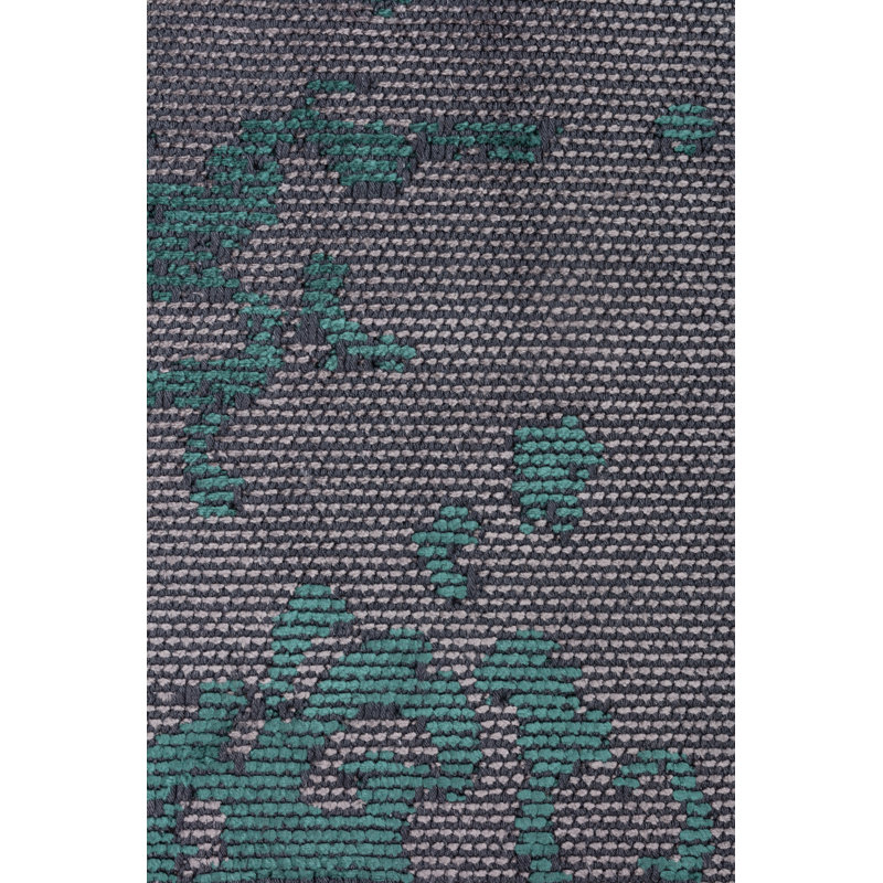 Rapture Green/Gray AbstractLuxury Area Rug, Rectangle 7'10" x 11'2"