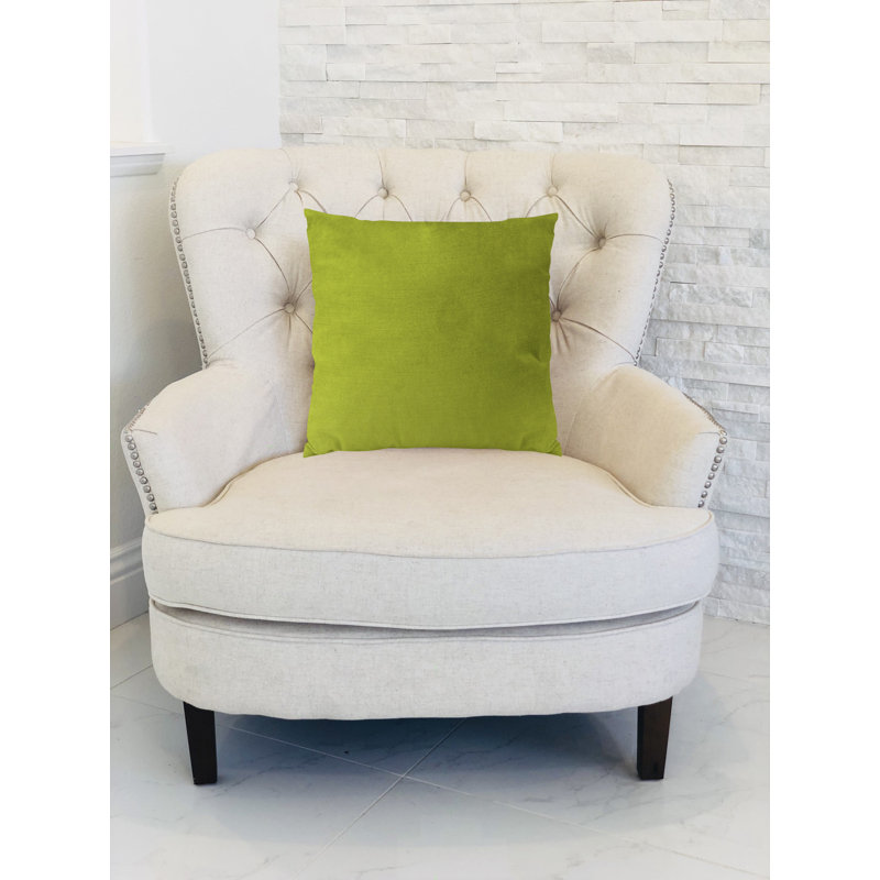 Pistachio Love Pillow Cover & Insert, Down Blend, 18" H x 18" W, Square