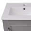 [Viedo] Petite armoire de meuble-lavabo moderne de 20 pouces avec lavabo en céramique - 20 * 15,5 * 33,3 pouces, rangement spacieux, 1 porte à fermeture en douceur-97698519