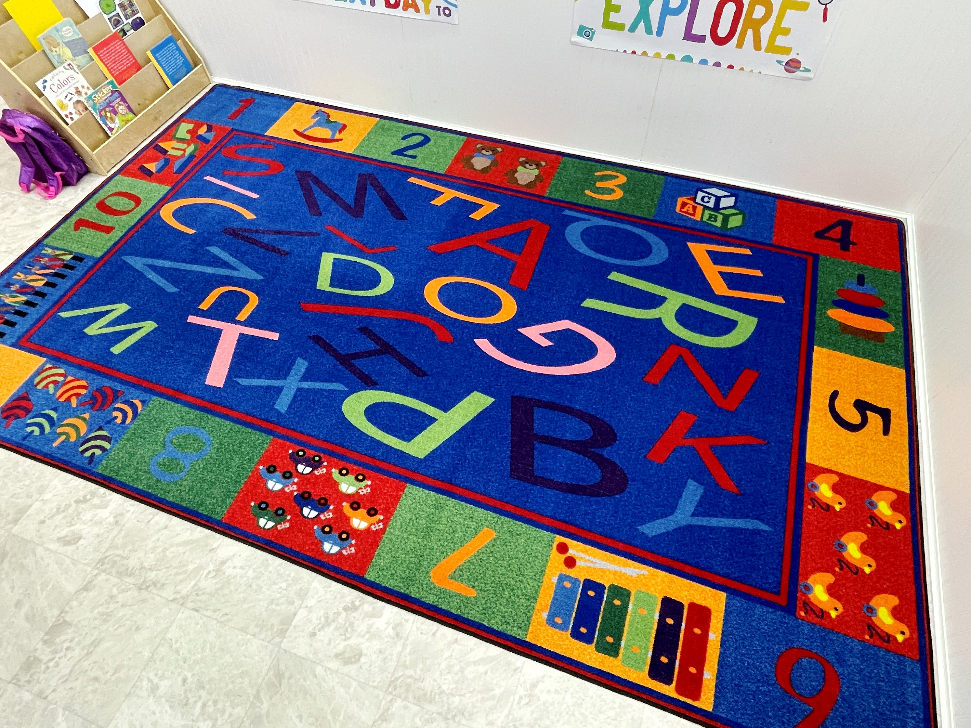 Kid Carpet Alpha Area Rug | Wayfair