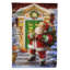 Drapeau Trasdamad père Noël avec cadeaux de Noël jardin taille 438084A66281472494356AC3B7B226E7