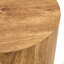 La table cylindrique avec son motif