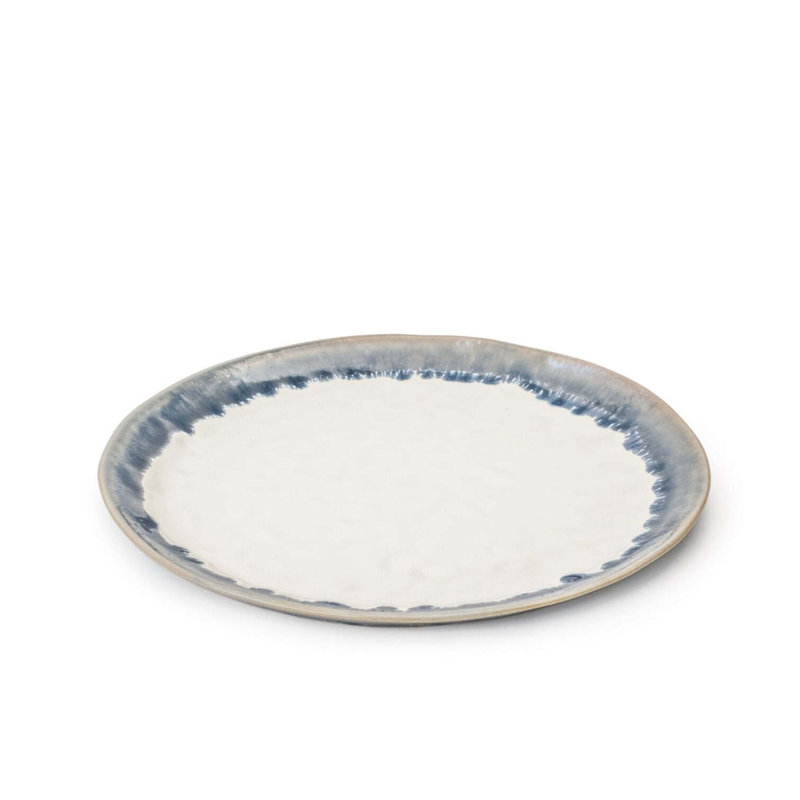 Burlington Handmade Stoneware Salad/Dessert Plate, Pool
