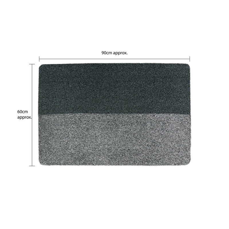 Chelsea Non-Slip Indoor Doormat, 1.2cm H x 60cm W x 90cm D