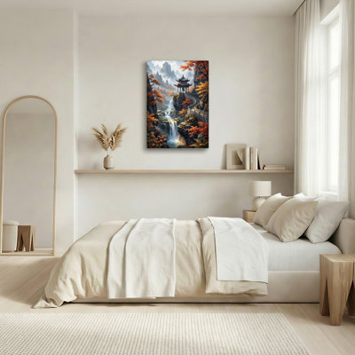 Ensemble de 1 tableau sur toile Pavillon de montagne