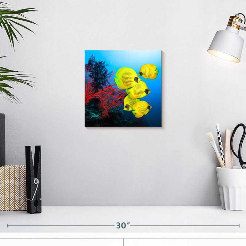 Brampt Coral Reef Fish, 10" H x 10" W