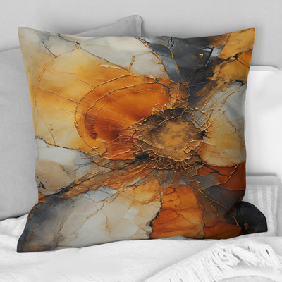 Coussin Encaustic Spirals II - Abstract Spirals