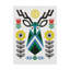 Art sur toile «Folk Lodge Deer II» par Katorina-33426794