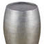 Tables basses modernes et contemporaines rondes en aluminium 32 po et table de bout de 2 po avec tables martelées à la main-2084073278
