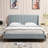 Linvel Upholstered Wingback Platform Bed-1546775915-1546775924
